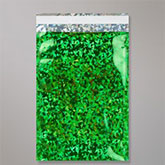 Metallic Green Holographic Foil Mailing Bags 4.5"x6.5"