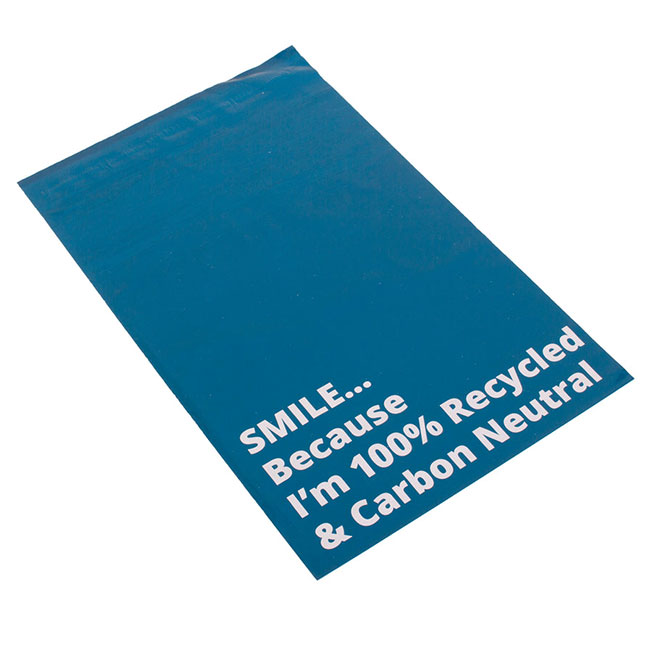 Blue Recycled Carbon Neutral Mailing Bags