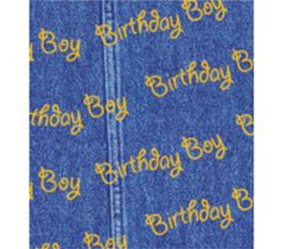 Tissue Printed Birthday Boy