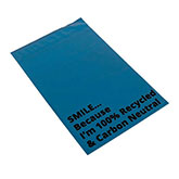 Blue Recycled Carbon Neutral Mailing Bags 10"x14"