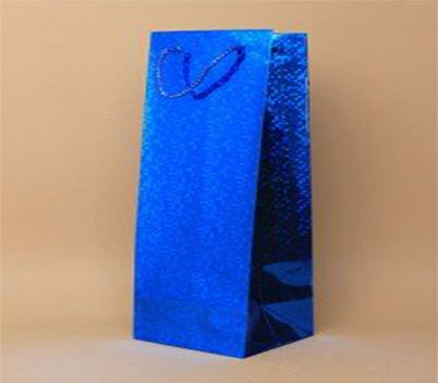 Blue Wine Gift Bag