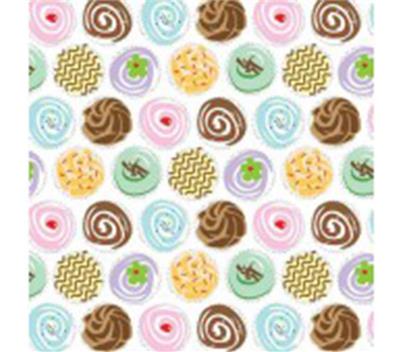 Tissue Printed Cupcakes