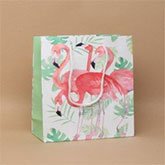 Pink Flamingo Gift Bag 20x14x7cm