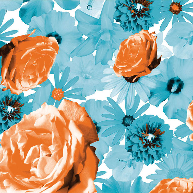 Floral Scatter Tissue