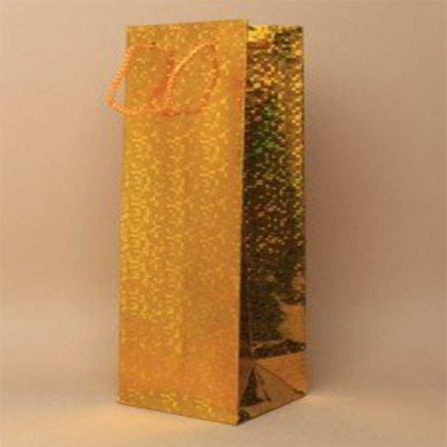 Gold Bottle Gift Bags