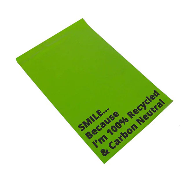 Green Recycled Carbon Neutral Mailing Bags 10"x14"