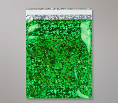 Green Holo Mailing Bags