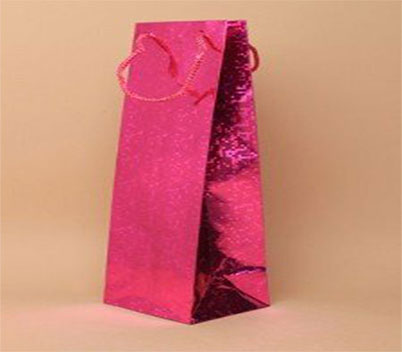 Pink Wine Gift Bag