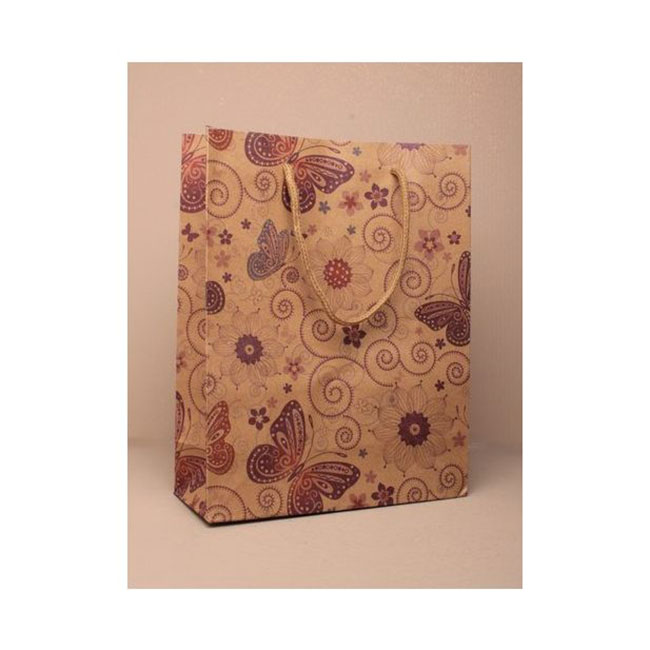Purple Flowers/Butterfly Gift Bags