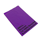 Purple Recycled Carbon Neutral Mailing Bags 10"x14"
