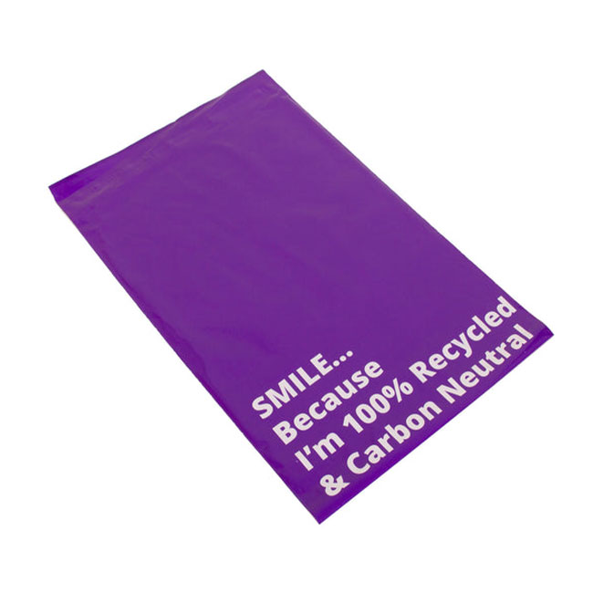 Coloured Recycled Carbon Neutral Mailing Bags