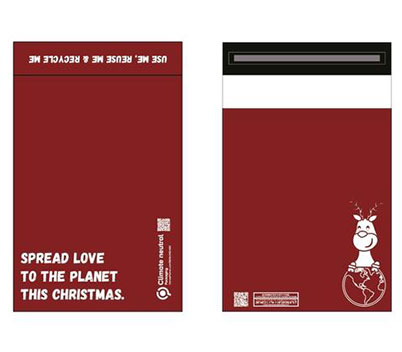 Reindeer Christmas Mailing Bags 10"x14"
