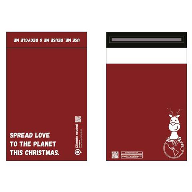 Reindeer Christmas Mailing Bags 10"x14"