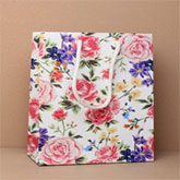 Rose Pattern Gift Bag 20x14x7cm