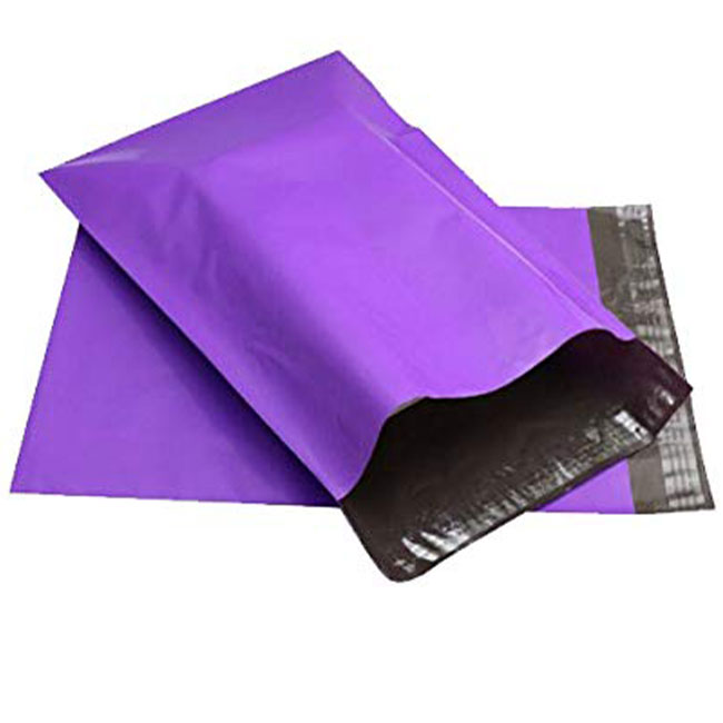 Purple Mailing Bags 10"x14"