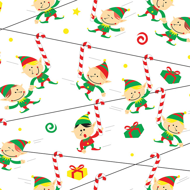 Zip Line Elves Tissue
