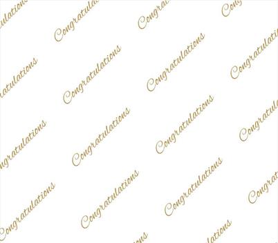 Congrats Gold Tissue