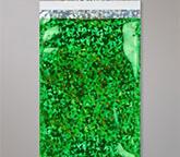 Metallic Green Holographic Foil Mailing Bags