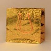 Gold Holographic Foil Gift Bag 14.5x11.5x6.5cm
