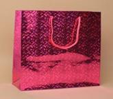 Pink Holographic Foil Gift Bag