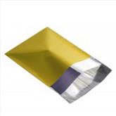 Yellow Metallic Foil Mailing Bags 16"x21"