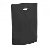 Black Carrier Bags 15"x18"