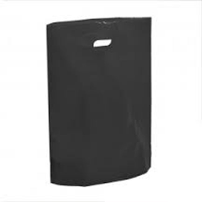 Black Carrier Bags 15"x18"