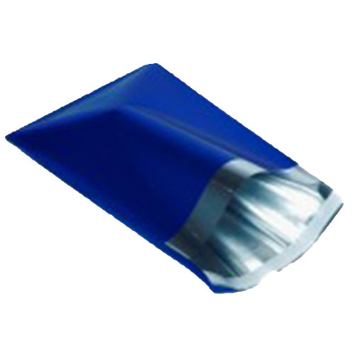 Blue Metallic Foil Mailing Bags 4"x6"