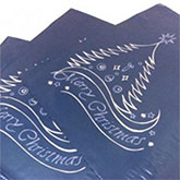 Blue Christmas Mailing Bags 12"x19"
