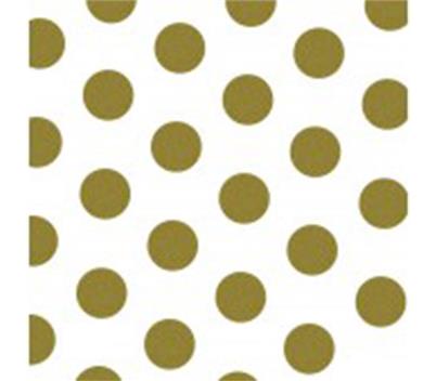 Tissue Printed Gold Dots
