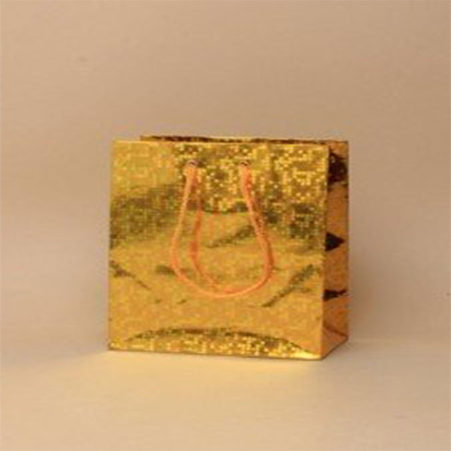 Gold Holographic Foil Gift Bag