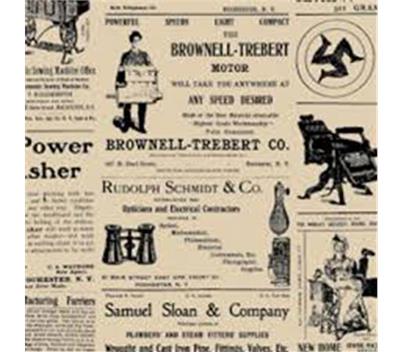 Tissue Printed Modern Times