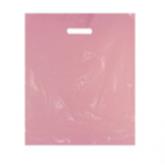 Pink Carrier Bags 15"x18"