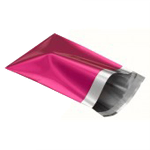 Pink Metallic Foil Mailing Bag 4"x6"