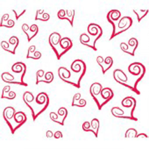 Swirly Hearts Tissue