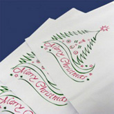 White Christmas Mailing Bags 14"x17"