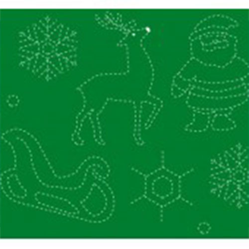 Xmas Green Stitch Tissue